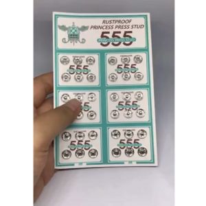 Vĩ 36 Nút Bấm Áo Dài-Nút Bóp khâu chỉ 555