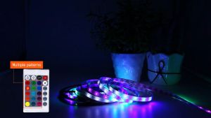 Lampu LED Strip 2835 RGB 5Meter Strip LED Komplit Adaptor Remote Warna Warni WATERPROOF IP65