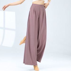 Quần Tập Khiêu Vũ Hiện Đại Cho Nữ Quần Ống Rộng Ống Đứng Cổ Điển Quần Khiêu Vũ Hàng Ngày Quần Khiêu Vũ Thể Thao