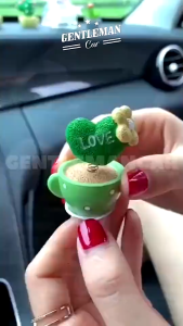 Pajangan Mobil Lucu Kaktus 4 In 1 Kepala Goyang | Bunga Pot Kartus Kaptus Model | Hiasan Mobil | Ornamen mobil