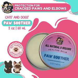 Cirofurri All-Natural Balm for Dogs & Cats – Soothes Dry Paws Elbows & Skin | Lick-Safe | Non-Medicated