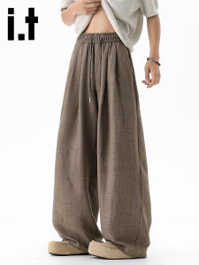 izzue | Street Fashion Loose Corduroy Drawstring Pants