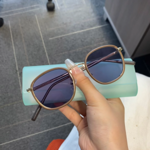 Fashion Photochromic Glasses For Women Anti Blue Light Retro Eyeglasses Replaceable Lens Cermin Mata