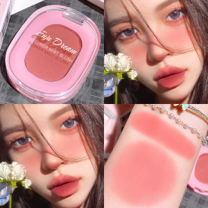 JUJu DREAM Monochrome Matte Blush Disc Flower Mist Fine Flash Powder Blusher - Một Mảnh