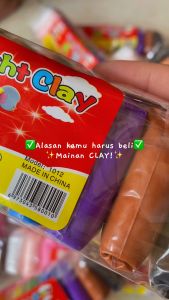 Satu Set 12 Warna Magic Clay Polymer Plastisin Lilin Malam Ajaib