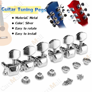 Guitar String Tuning Pegs Metal Guitar String Button Guitar Knob