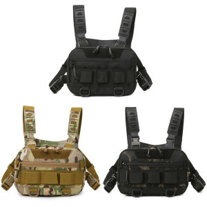 [joyonline]Fishing Chest Bag with Adjustable Straps Climbing Camping Backpack Large Capacity Outdoor Fanny Pack Outdoor Cycling Bag