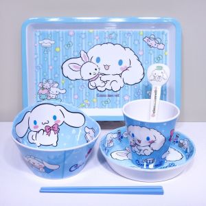 Bát Ăn Trưa Dễ Thương Chống Rơi Cho Trẻ Em Hình Chú Chó GINGERbread Dễ Thương Dùng Trong Gia Đình Và Trường Học Bát Ăn Trưa Bằng Nhựa