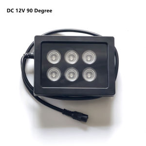 CCTV Lamps DC12V Waterproof Outdoor 6LEDS IR Illuminator Array Infrared Lights 850nm IR Night Vision Black Color