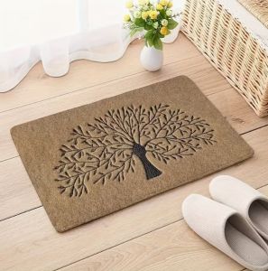 Tree of Life Welcome Door Mat Machine Washable Floor Mat for Doors Kitchen Living Room Bedroom Decoration Floor Mat Decoration