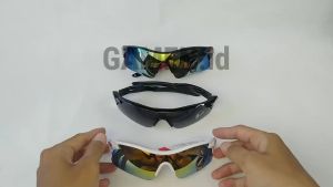 COD OULAIOU HAOGHIMENG Kacamata Sepeda Lensa Mercury 3015 / Kacamata Naik Sepeda Gowes 5 Lensa Outdoor / Kacamata Buat Untuk Naik Sepeda Pria Cewek