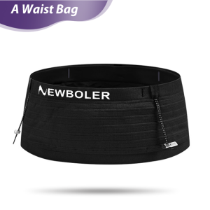 NEWBOLER Elastic Sports Waist Bag Pack Lightweight Running Race Number Belt For Triathlon Marathon Cycling Mountaineering Bag