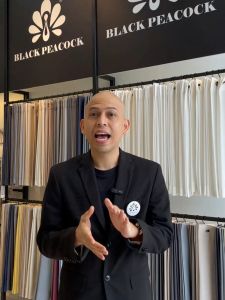 Black Peacock【Ready Stock】SW Embossed Sheer/Langsir Putih/White Sheer/Day Curtain/Soft Lace