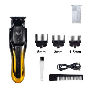Kemei | Tông Đơ Cắt Tóc Điện Kemei KM-270 Dành Cho Nam Tông Đơ Góc Điều Chỉnh Được Với Lưỡi Dao Bằng Thép Không Gỉ Máy Hoàn Thiện Tiệm Cắt Tóc Hoạt Động Bằng Điện & Pin