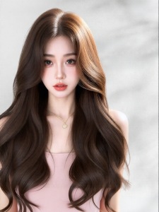 LOUIS FERRE | Natural Loose Waves Invisible Hairpiece Volume Addition Head Topper