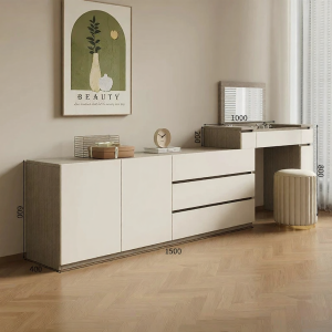PAMEDI | Modern Extendable Corner Dressing Table
