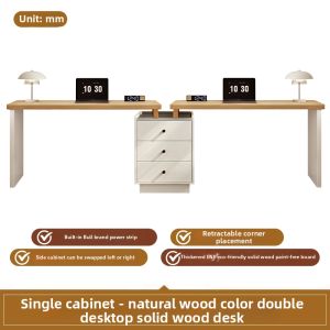 Vintage Solid Wood Desk Study Table