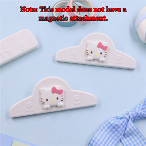 Sanrio | Genuine Sanrio Sealing Clip Kawaii Hello Kitty Home Refrigerator Magnetic Message Clips Office Documents Clamp Girls Gifts