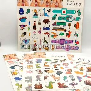 TAIYO Sticker Tatto Anak Kartun Stiker  Panjang 6 Lembar Karakter Aksesoris Fashion Dekorasi Temporary Kids Toys