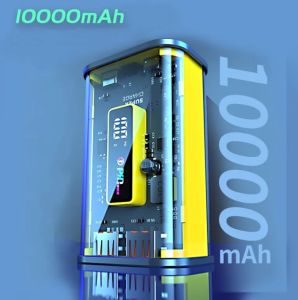 T142LF High Quality LED Digital Display Quick Charging Multi Function Mini Size Type-C Input/Output 10000mah Power Bank