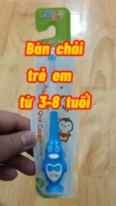 Bàn chải đánh răng cho bé bàn chải đánh răng trẻ em Sky hình con chim cánh cụt ngộ ngĩnh cho bé 3 tuổi - 8 tuổi có đế hít