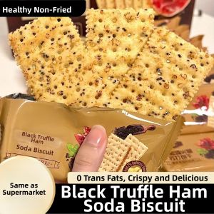 Truffle Ham Flavor Quinoa Chia Seed Salty Crispy Cookies