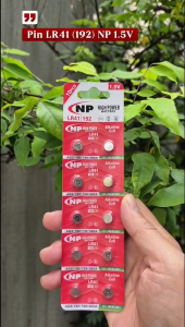 Vỉ 10 viên pin LR41 / AG3 /192 / LR 41 NP Alkaline 1.5V - Chính hãng