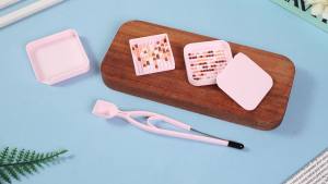 🔥HOT🔥 Perler Beads Tools Kit for 2.6mm Mini Beads 9PCS with Needle Tweezer Spoon & Tray - Make Keychains Jewelry Pixel Art DIY Kids Crafts