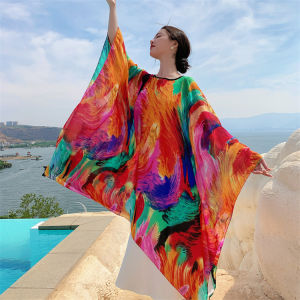 New 2024 Womens Neck Warmer Scarf Thin Summer Spring Sun Protection Photography Ethnic Style Cotton Geometric Patterned Shawl