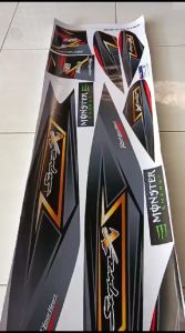 Striping SUPRA X 110 OLD - Sticker Striping Variasi List HONDA SUPRA X 110 OLD IP.F-03 Design IP Striping