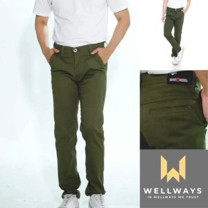 Celana Panjang Chino Warna Hijau Army: Nyaman, Tahan Lama & Cocok Untuk Berbagai Acara