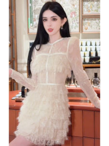 SHANGSHA | Elegant White Lace Dress