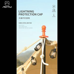 Miếng che chống sét cho ống trụ lều miếng che an toàn cách điện bằng nhựa mũ bịt đầu tán lều cách điện Chống Nước Cho Lều Di Động - Lazada