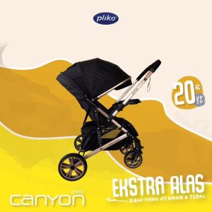 Stroller Pliko PK 650 Canyon Reversible Handle / kereta dorong bayi
