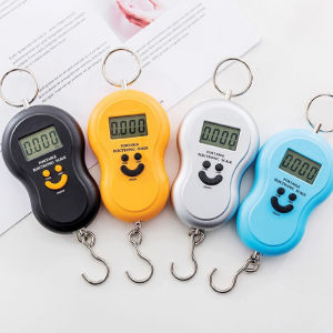 Smiley Portable Electronic Kitchen Scale Travel Luggage Weighing Scales Digital / Penimbang Barang Gantung