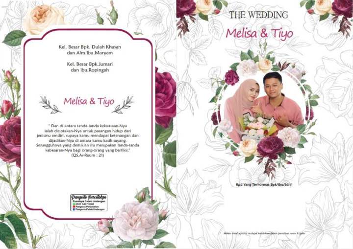 500+ Template Desain Undangan Pernikahan Kekinian Aesthetic Rustic ...