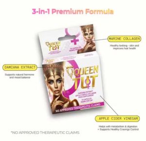 Queen Tut Clavo Huasca + Maca Dietary Food Supplement 10 capsules