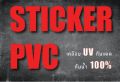 sticker pvc kfc สติกเกอร์ เคเอฟซี งานพิมพ์ดีที่สุด OFFSET PRINTING เคลือบ UV กันแดด กันน้ำ. 