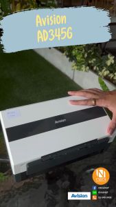 สแกนเนอร์ ขนาด A4  ADF  Avision  รุ่น AD345G