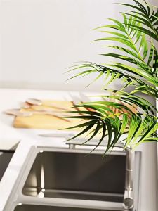 Bộ Kệ đựng Dao Thớt Đũa Muỗng H - Kochen Thép không gỉ SUS304 hàng cao cấp (tặng 4 móc treo) (Storage Rack)