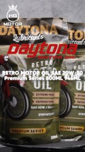OLI MESIN MOTOR DAYTONA RETRO MOTOR OIL SAE 20W-50 Premium Series 800ML 946ML