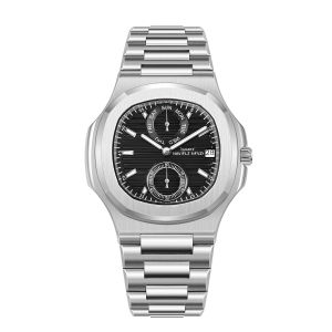 2026 New NAVIFLZ NFVZ Mens Luxury Watch 40MM Classic Case 5980R/5990A Series Multi‑Function Dial Stainless Steel Scratch‑Resist