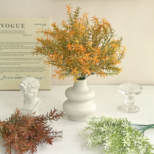 Artificial Plant Melaleuca Bracteata Holidays Wedding Outdoor Gardens Yard Autumn Decor DIY Gifts Flowers Wreaths Table Handmade