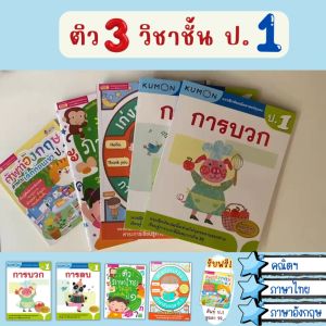 3 วิชาระดับชั้น ติว ภาษาไทย-อังกฤษ (2 ภาคเรียน ทบทวน) - misbook Littlebook