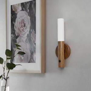Parkson | Đèn LED Cảm Biến Chuyển Động Thông Minh Gắn Tường Đèn Từ Tính Sạc Lại Đèn Ngủ Đèn Tủ Bếp Gỗ Phong Cách Hiện Đại