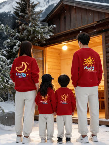 Zodiac Year Horse Family Matching Sweaters 2026 New Thermal