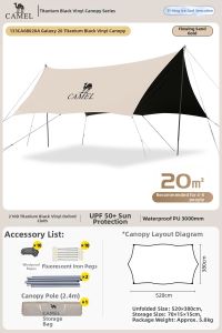 CAMEL | Portable Folding Dome Canopy Tent for Outdoor Use