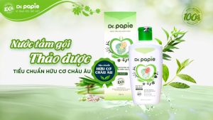 Nước Tắm gội Thảo Dược DR.PAPIE an toàn Cho Bé 230ml - Giúp Ngăn Ngừa Và Giảm Các Vấn Đề Về Da - DR PAPIE