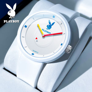 PLAYBOY Watch For Women 2023 New Original Authentic Guarantee Waterproof Casual Fashion Unique Personality quartz Silicone strap