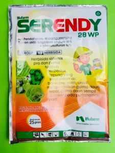 Herbisida padi SERENDY dr NUFARM 25 Gram Bahan Pengendali Hama Bubuk Herbisida Ramah Lingkungan Pengendalian Hama Prosedur Aman Efektif Untuk Tanaman Padi - Lazada